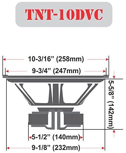 PR-TNT10DVC - 10-Inch
