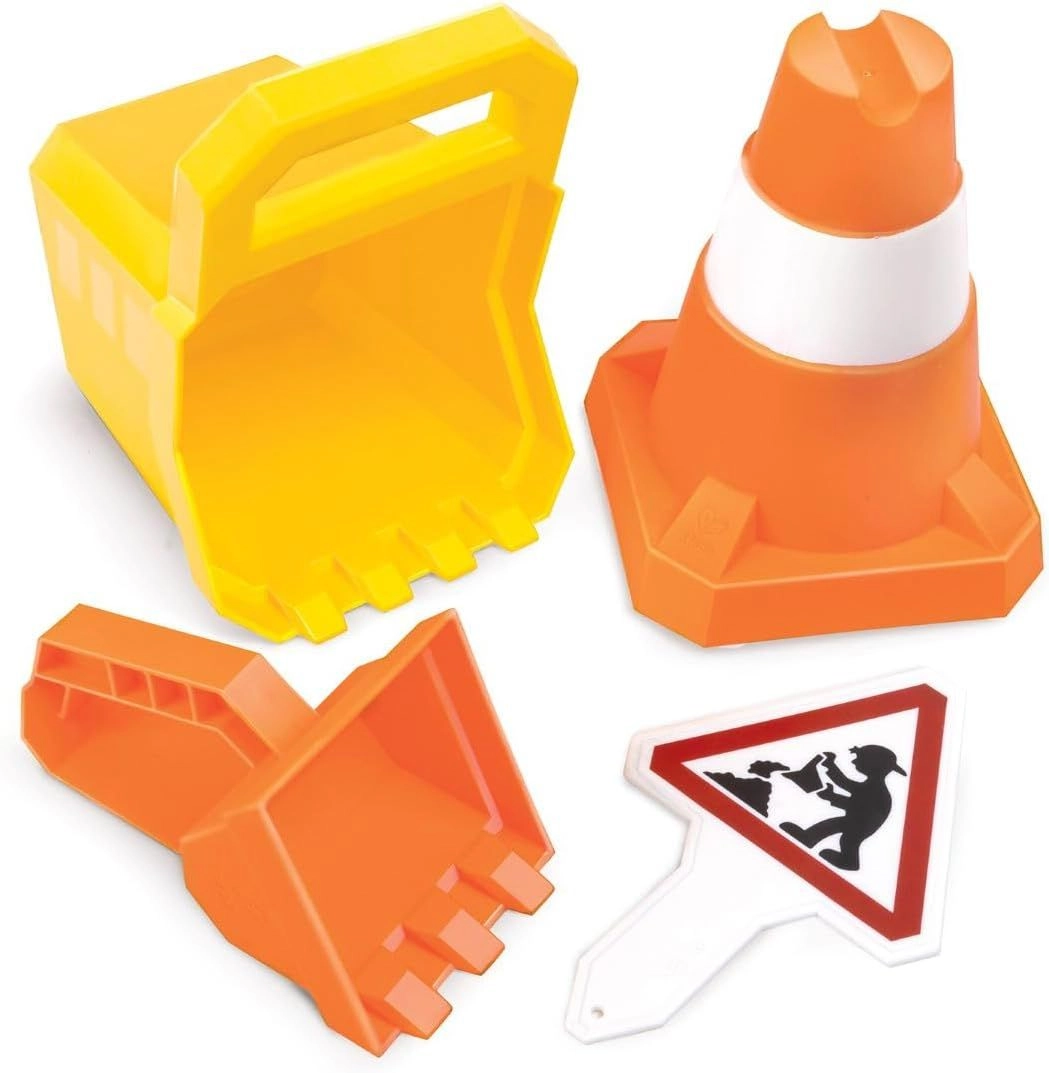 Construction Sand Toy Set - Orange 3+