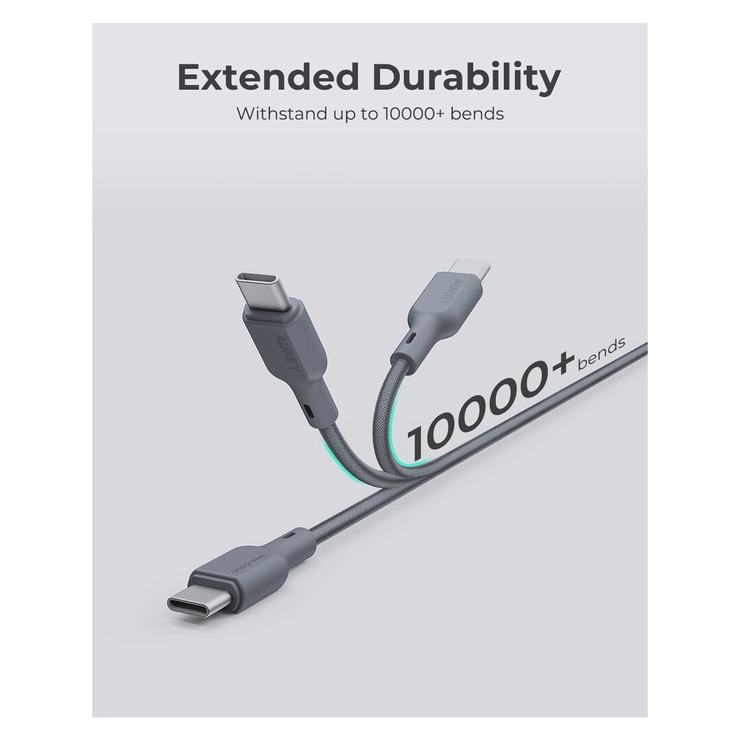 Charge Cable 60W USB-C to USB-C 1m Braided