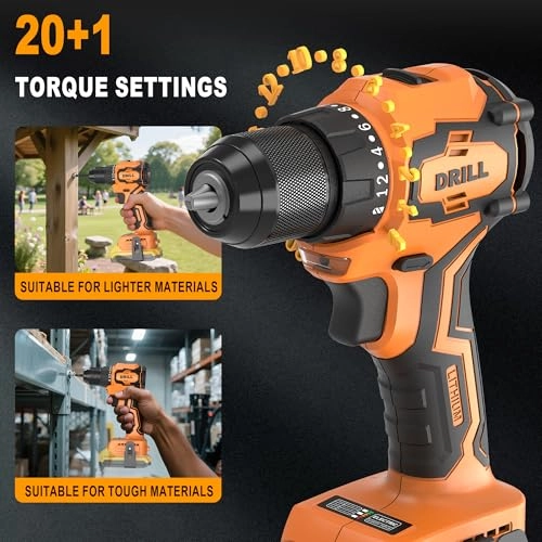 Impact Driver and Drill - 20 Volts