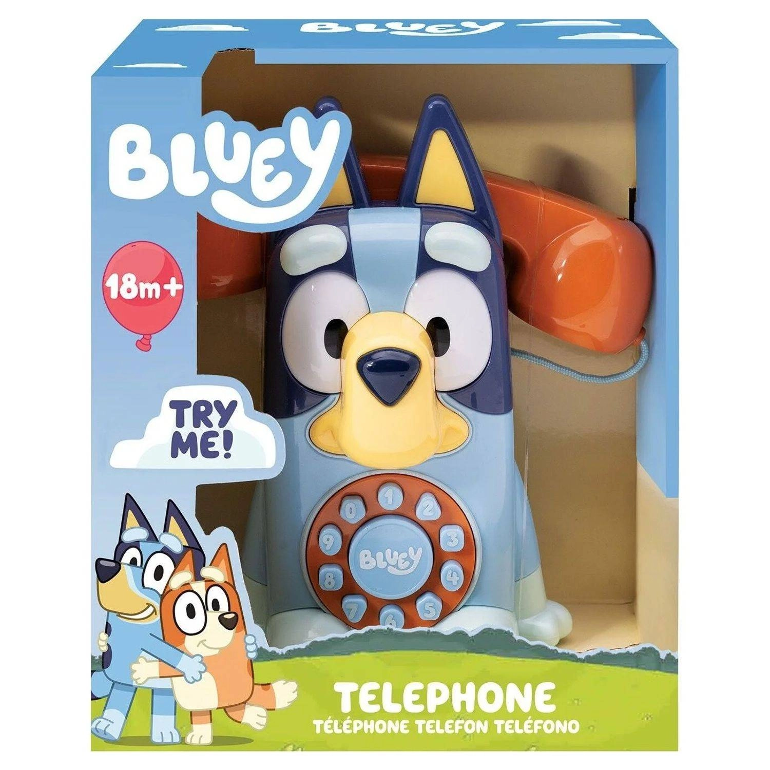 COLOR LAND CHILDRENS TOYS CENTER LLC Bluey Telephone - 18 months+