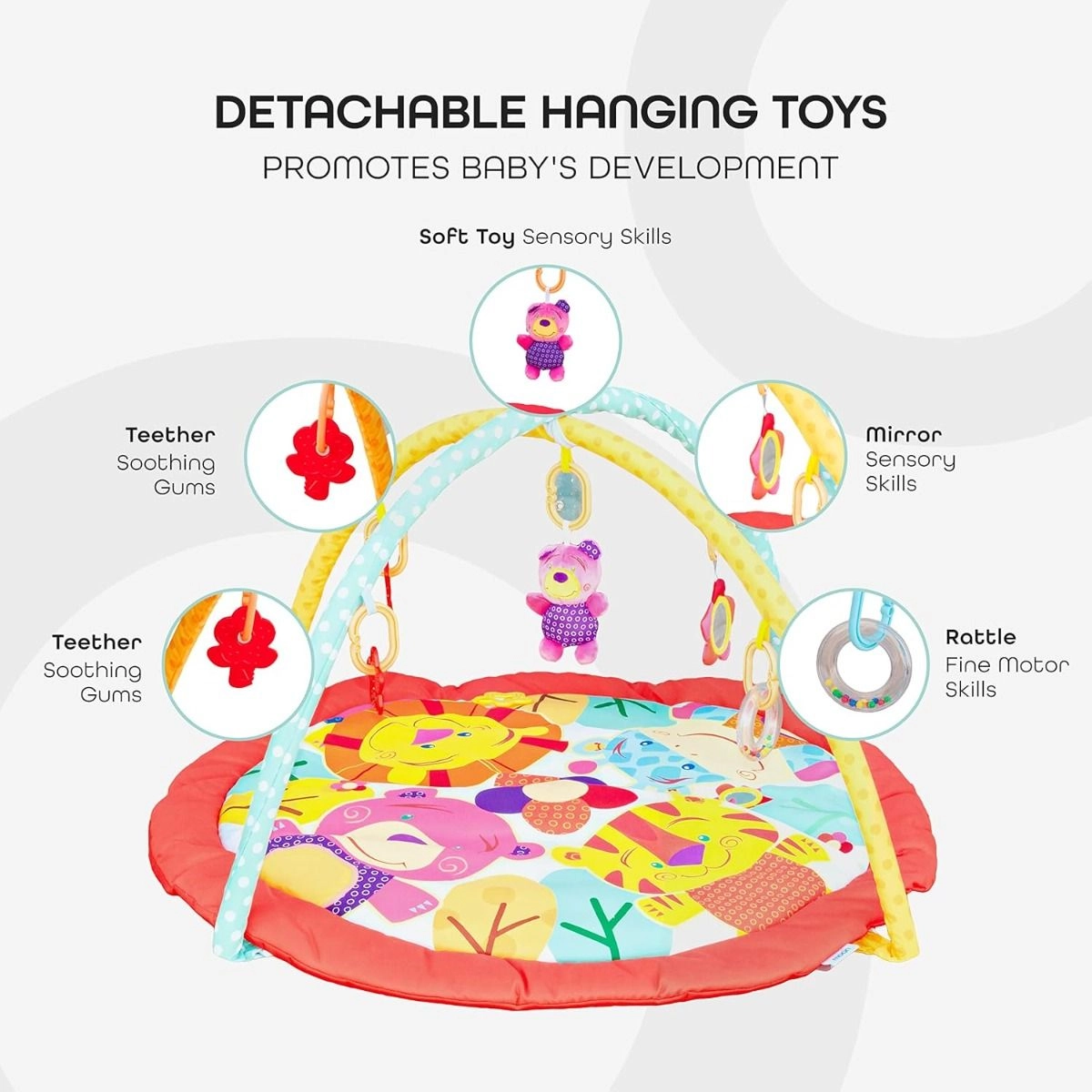 Perky Baby Playmat And Activity Gym - 0 to 12 Months