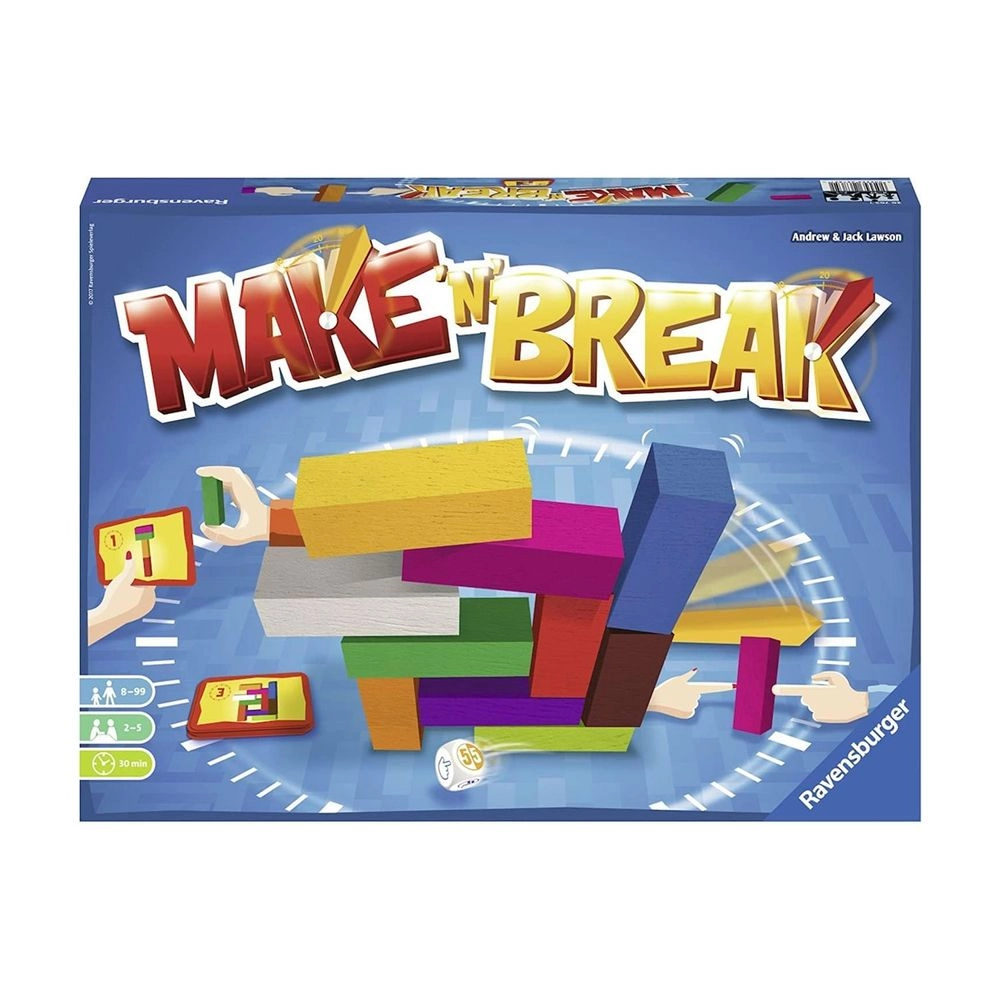 Ravensburger Make 'N' Break (622-26765_1) - 150+ designs 2 to 5 players Ages 8+
