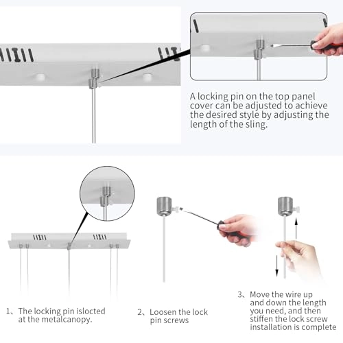 Modern LED Chandelier - 100cm
