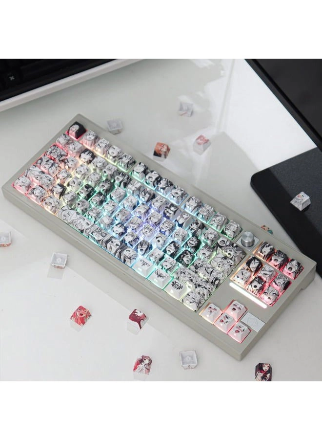 135 Keys PBT Keycaps - USB