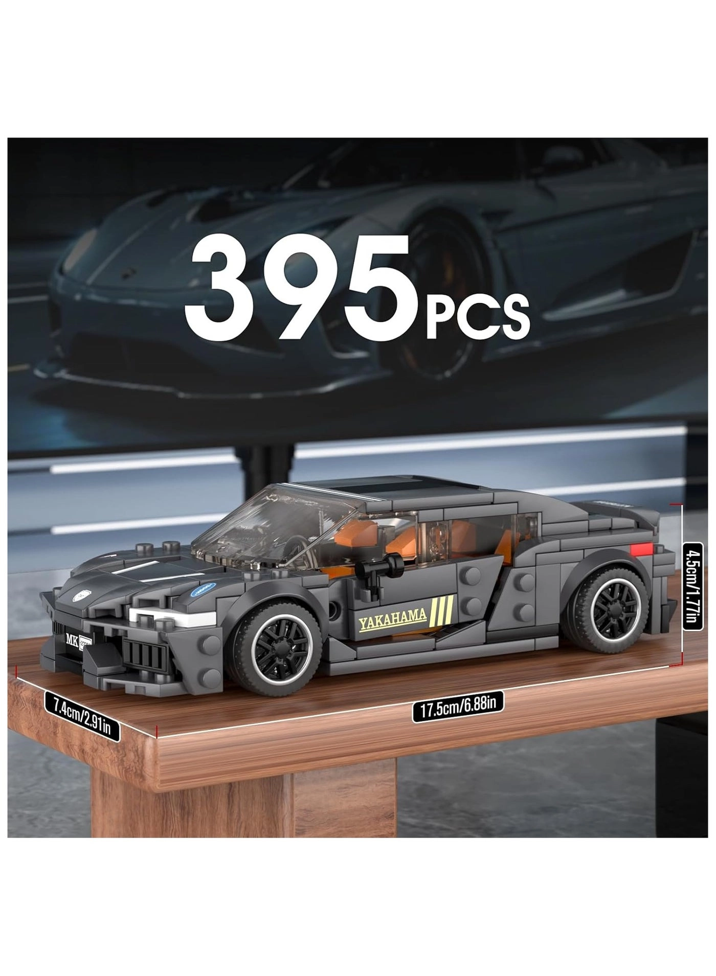 Speed Champion Agera (Mould King 27052) - Display Case