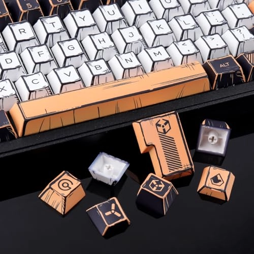 PBT Manga Keycaps - US Wired