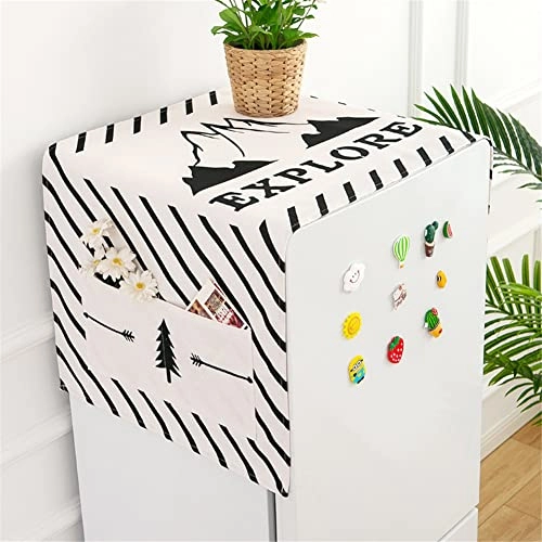 Fridge Dust Cover - Top Multi-Functional Side Storage