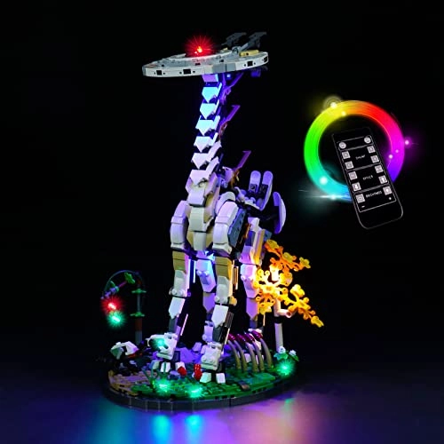 LED Light Set - remote control Compatible with Lego 76989 Tallneck