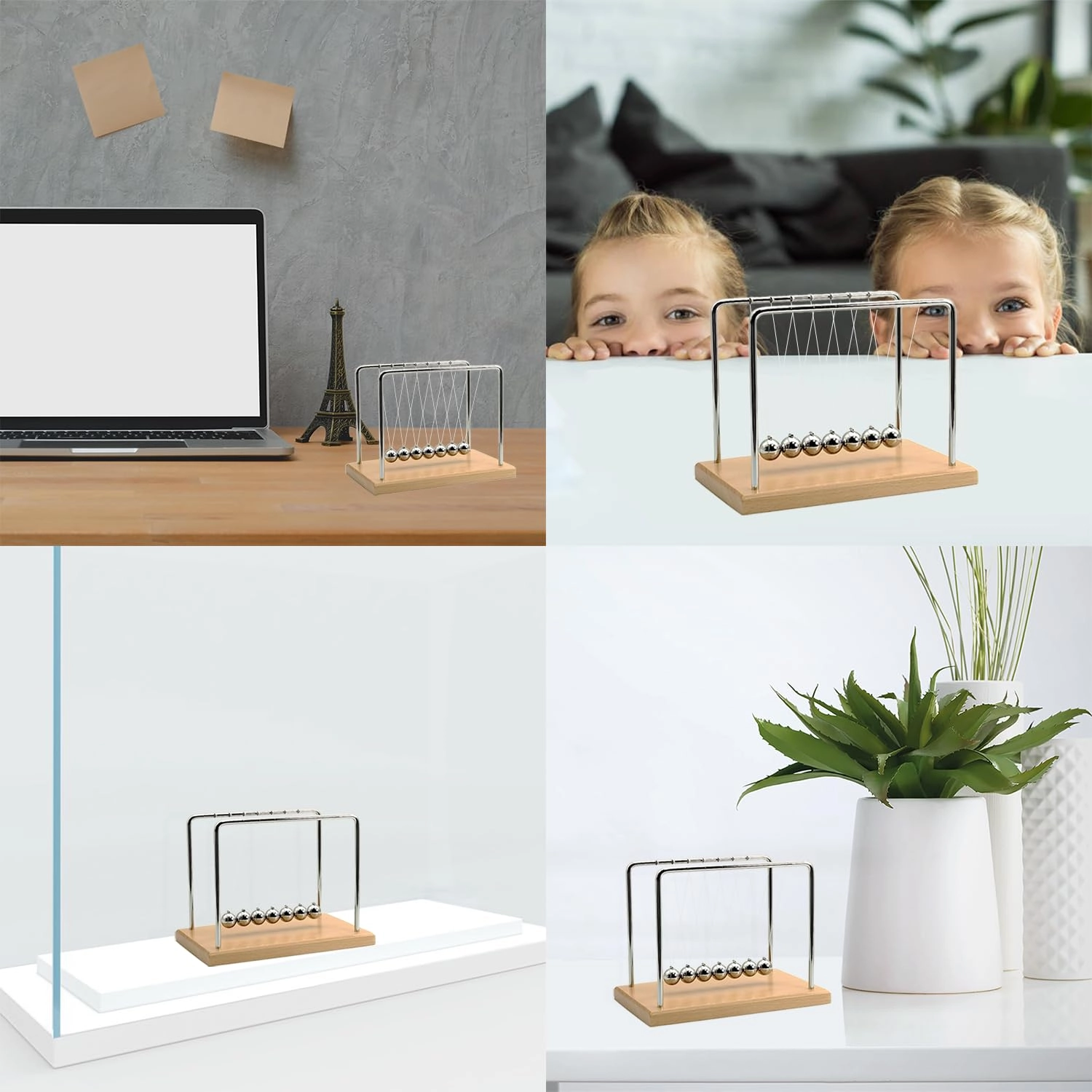Newtons Cradle Physics - 7 pieces