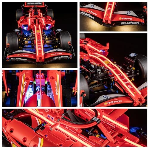 LED Light for LEGO 42207 Technic Ferrari SF-24 F1 Racing Car Building Blocks Model - Plastic