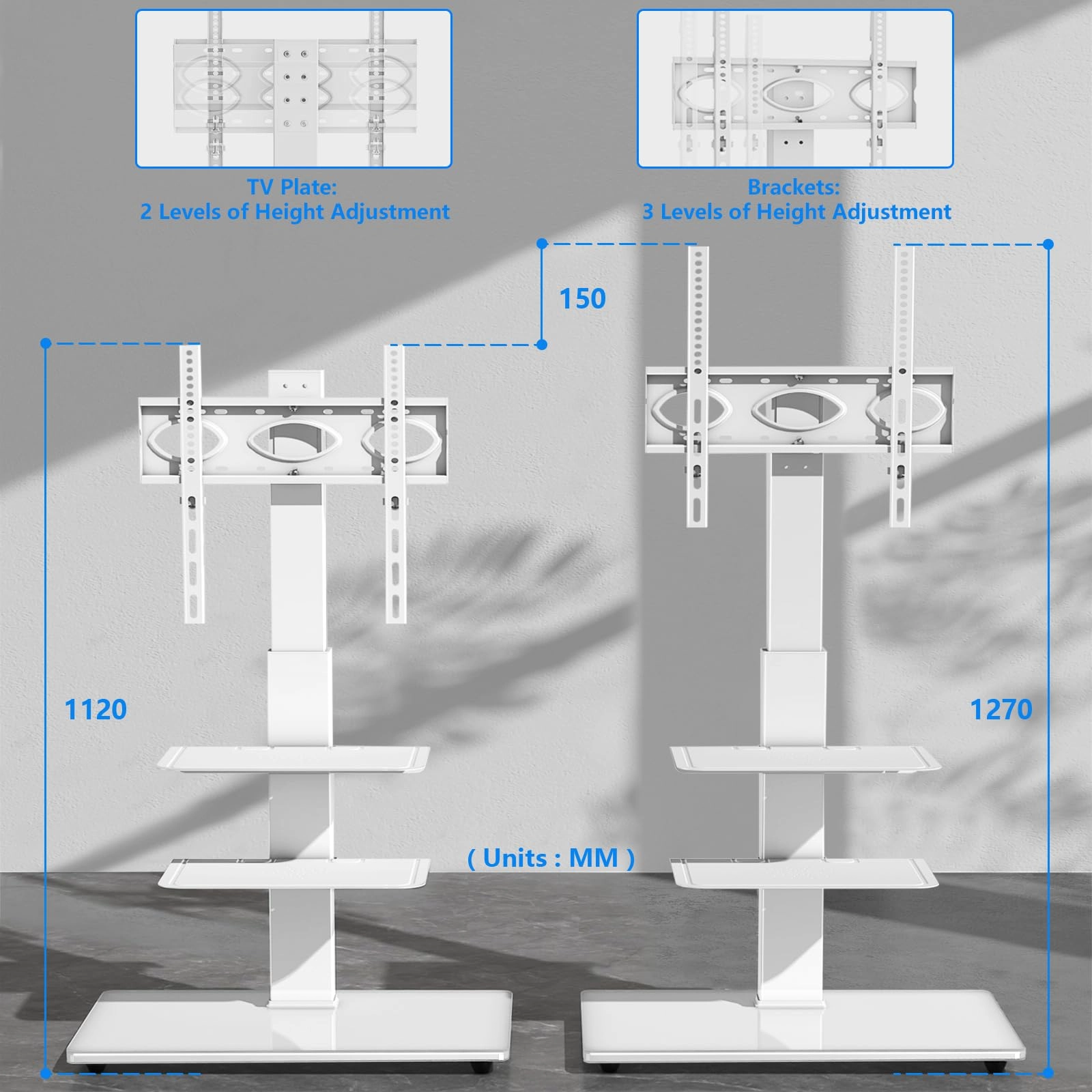 TV Floor Stand - 50kgs 32-70 inch