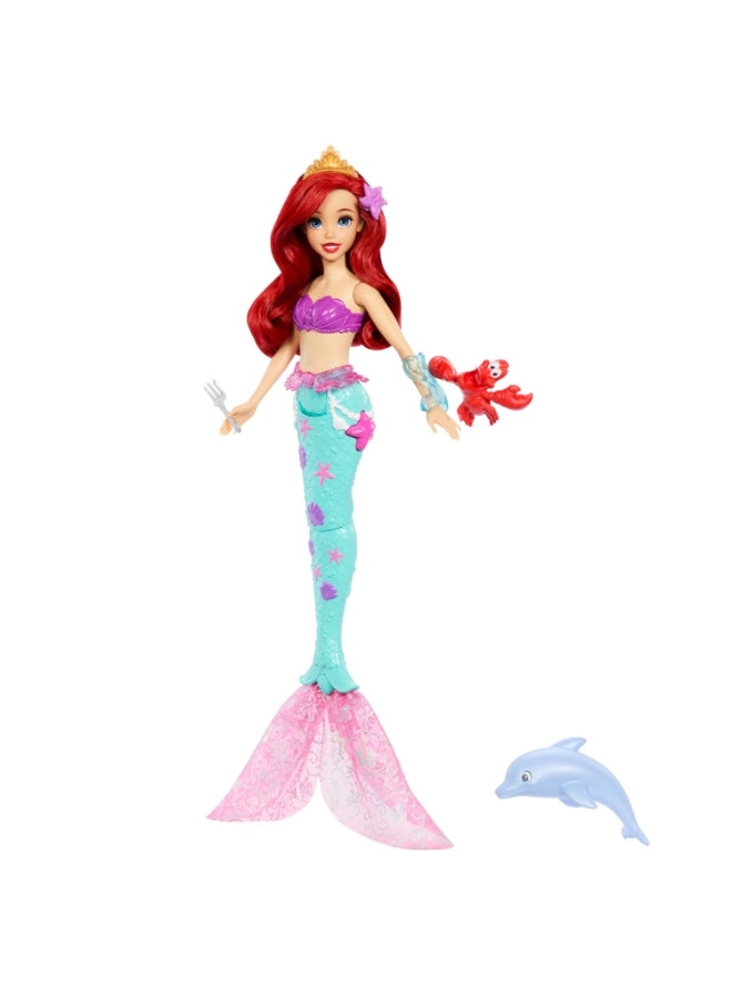 Disney Ariel Doll - Mermaid + Sebastian Figure Ages 3+