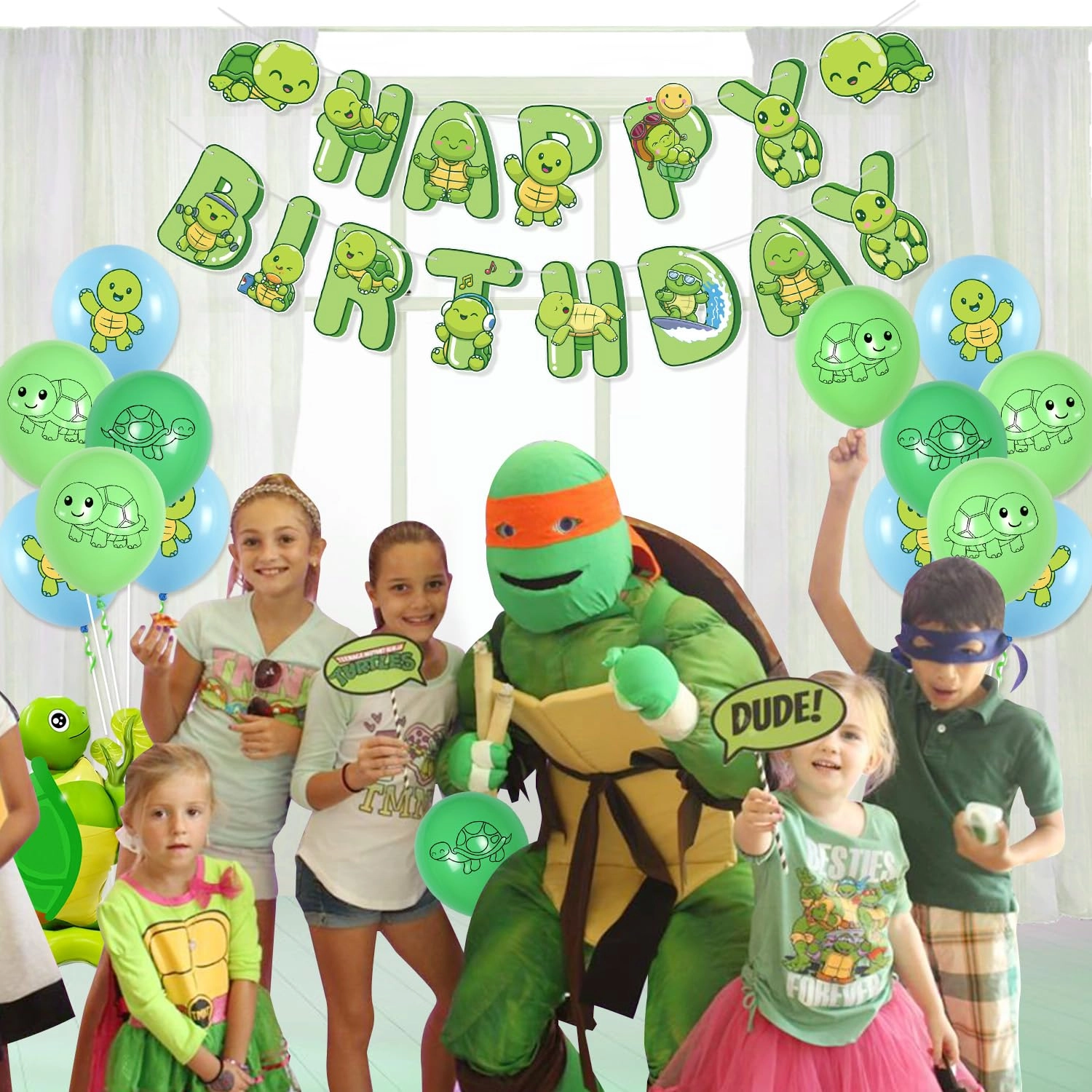Turtle Party Decorations - 1.0 Count Birthday