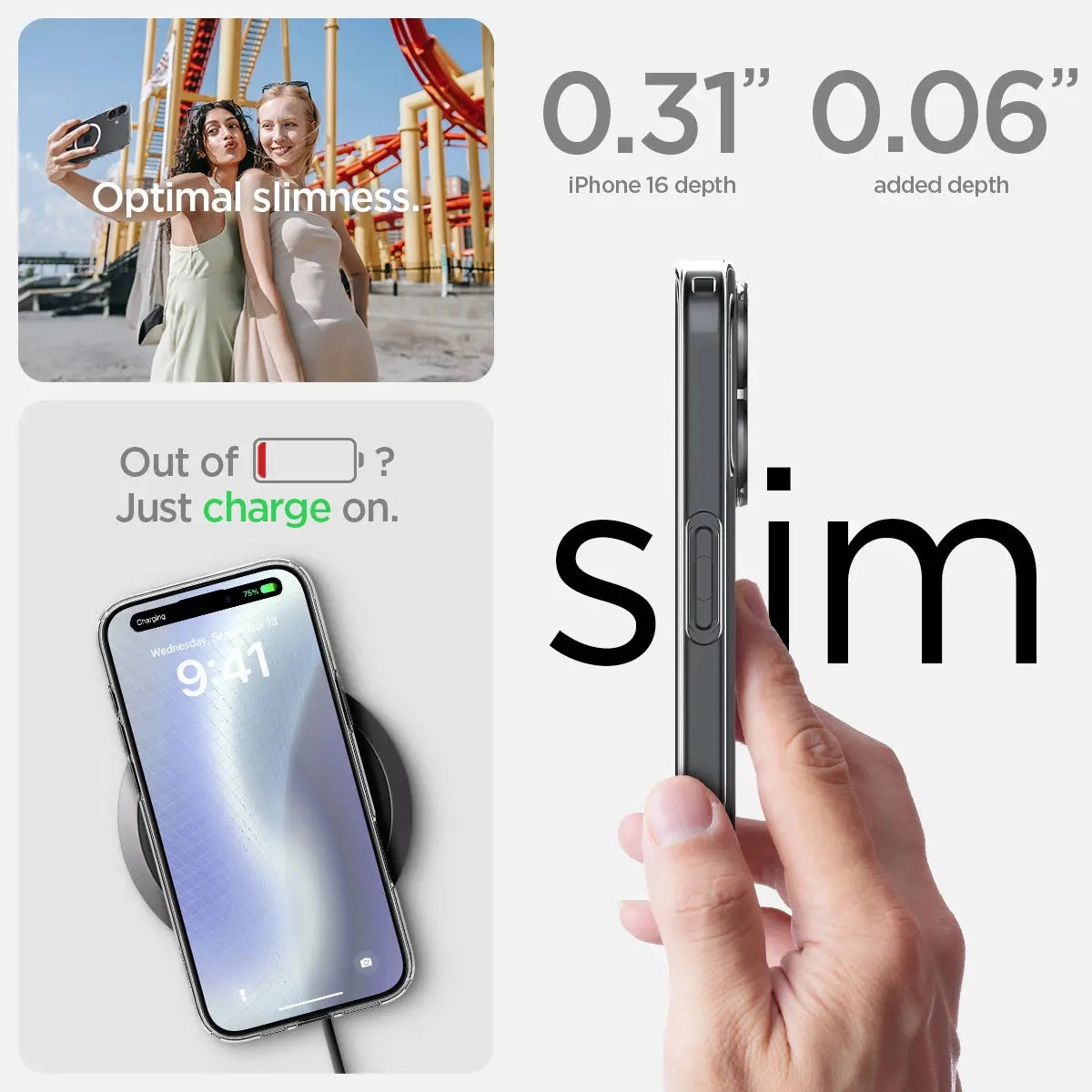 Liquid Crystal MagFit Clear Case with MagSafe for iPhone 16 Pro Max