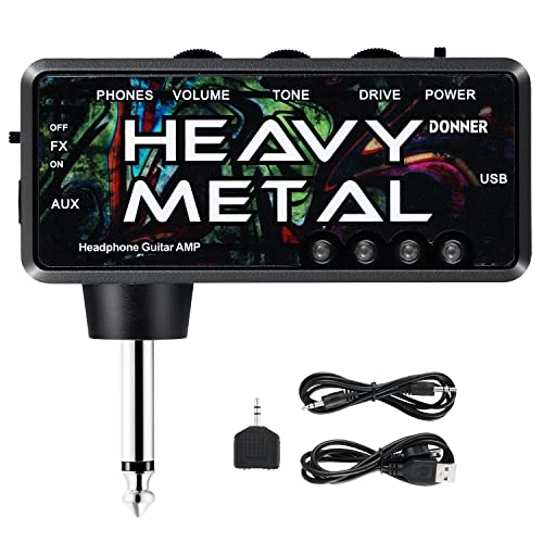 Guitar Headphone AMP - Heavy Metal Pocket Rechargeable