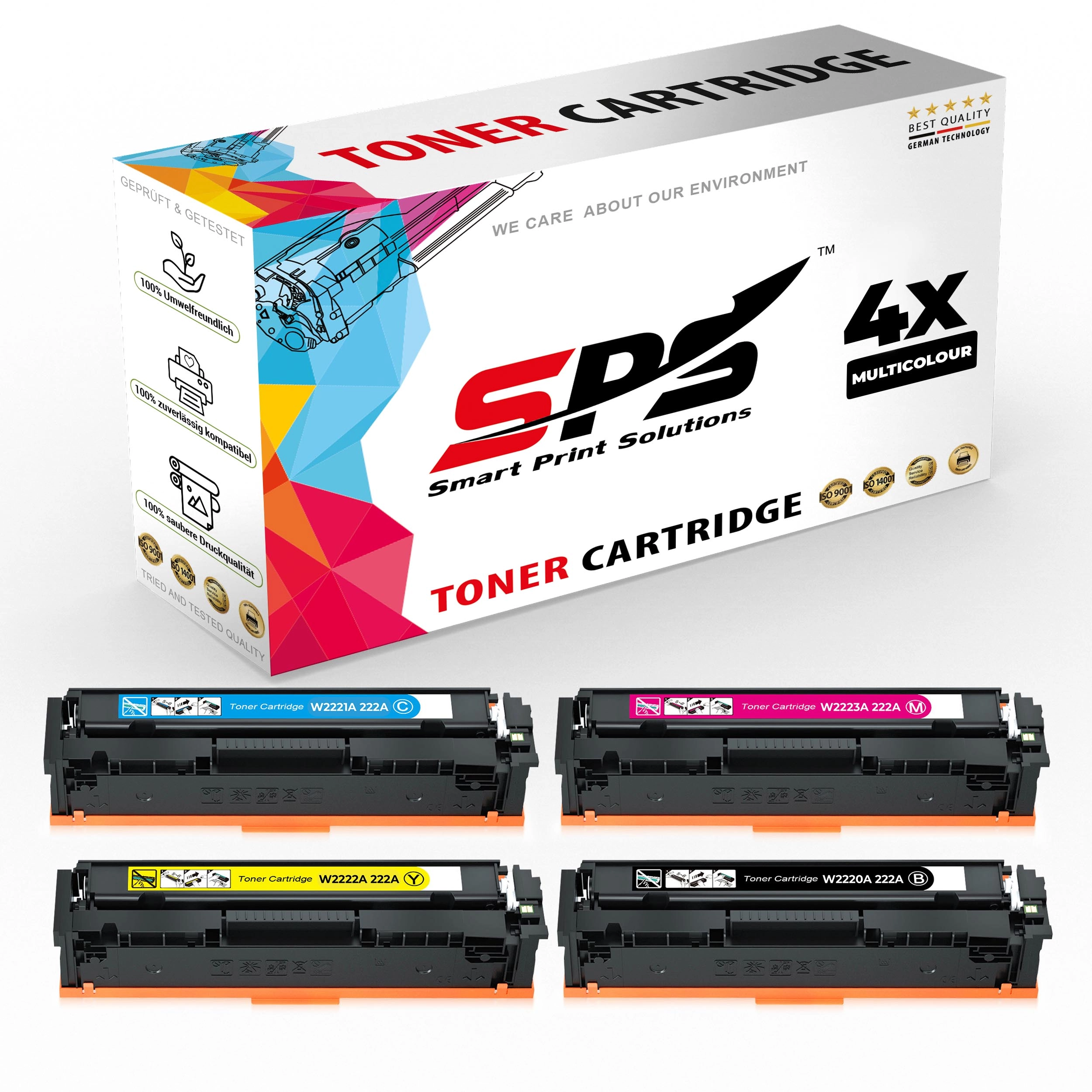smart print solutions llc 222A - Yield upto 1,200 Pages 4x Multicolor