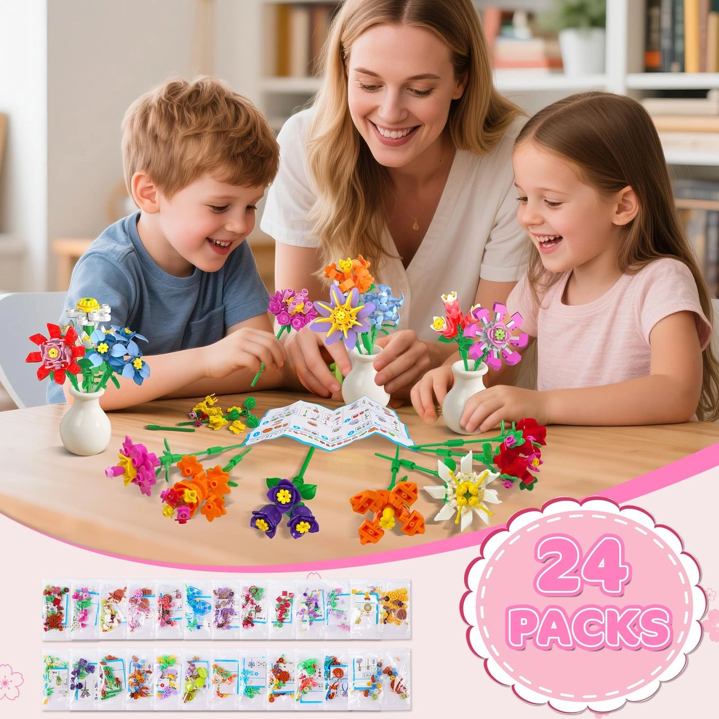 24 Pack Flowers - 789 pcs