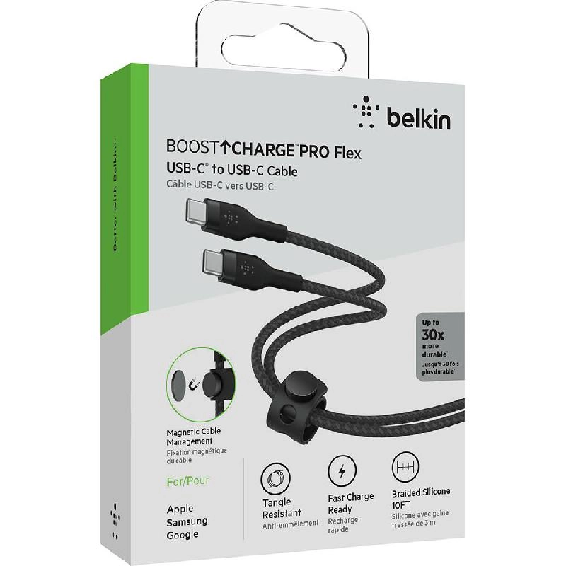 Charge Cable 100W USB-C to USB-C 3m Braided