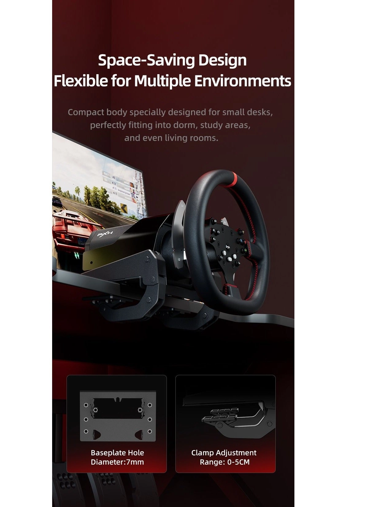 V10 Pro Racing Wheel & Pedals - PC, Xbox, PS4