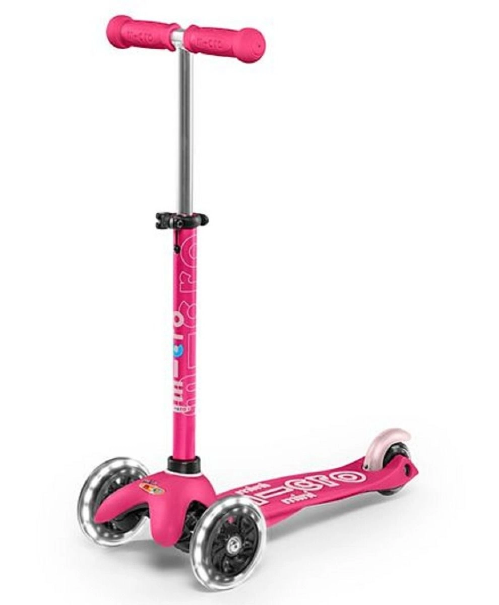 Mini Deluxe 3-Wheel Kick Scooter – 120/85 mm LED