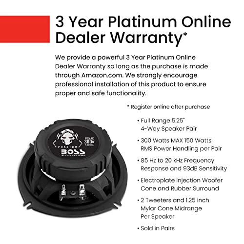 P55.4C - 5.25 Inch 300 Watts Max 4 Way