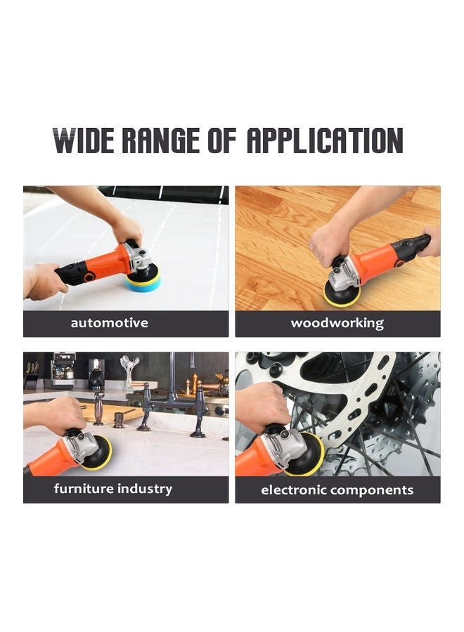Adjustable Speed Car Electric Polisher Machine Kit - 1200W 100mm