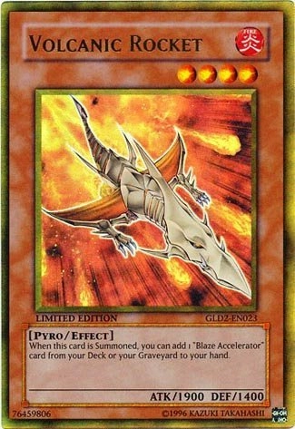 Konami Volcanic Rocket GLD2-EN023 - Gold Series 2 Limited Edition