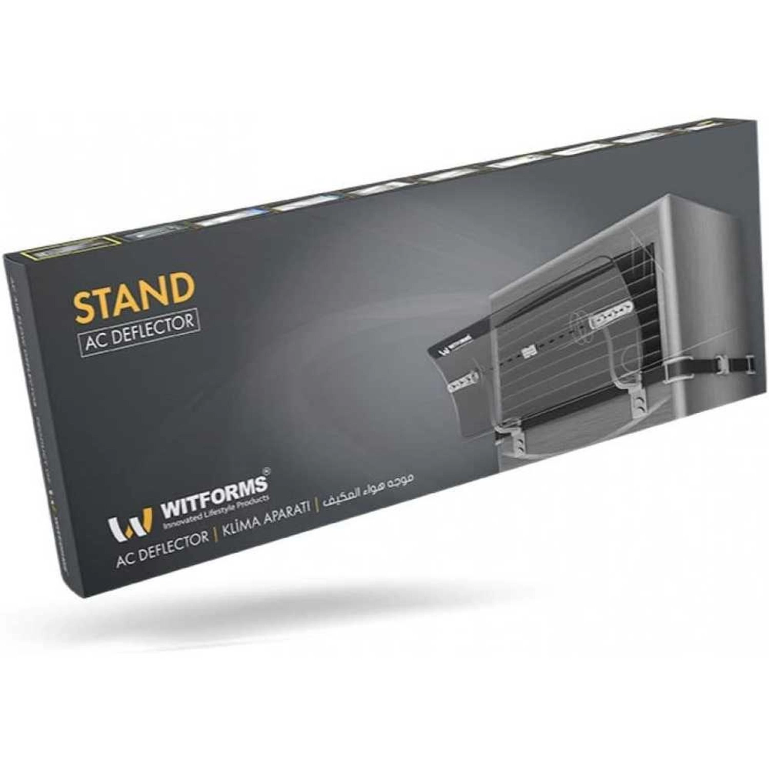 Air Deflector - Adjustable to fits all Booster air conditioner types that contain air outlet range between 50 cm and 60 cm in length.