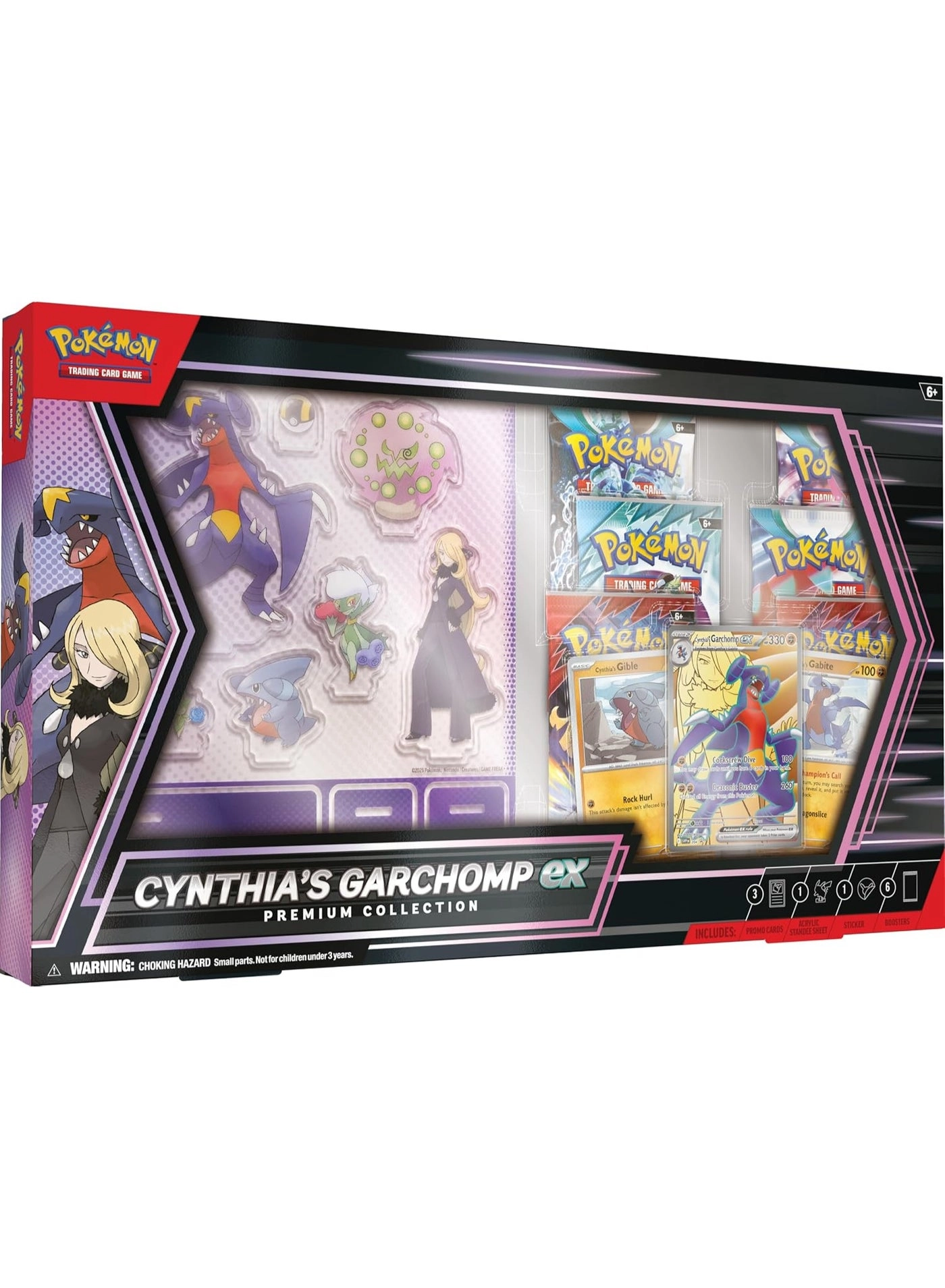 Pokémon Cynthia’s Garchomp ex Premium Collection - English 6pcs