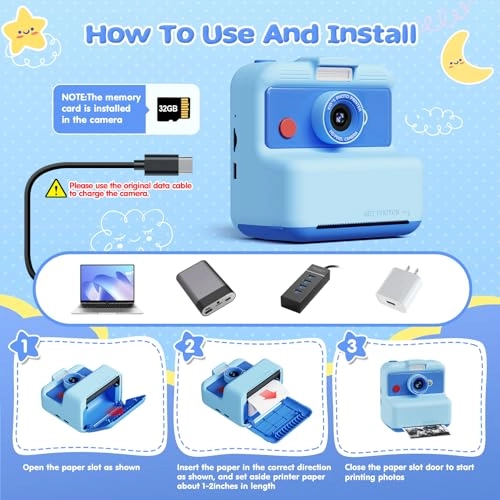 M6 - 3.0 Inch Instant Print 2.5K UHD