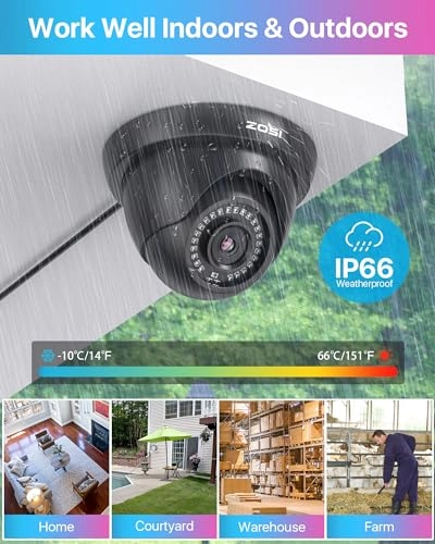 8CH 5MP 3K Lite - 4 Cameras