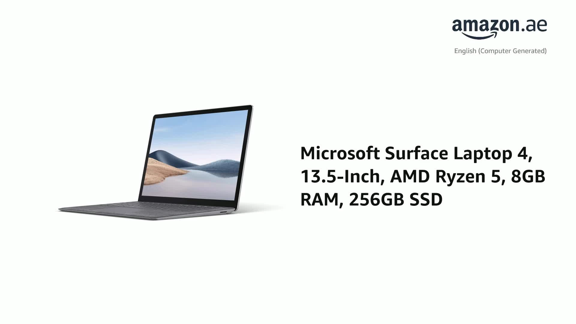 Surface Laptop 4 5PB-00030 - 13.5'' Ryzen 5 8GB DDR4 256GB SSD