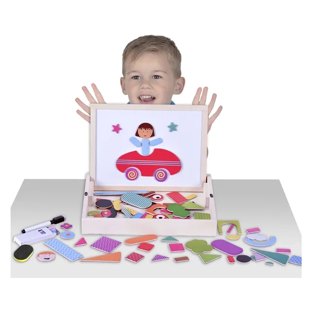 Magnetic Shapes Activity Box - 3+