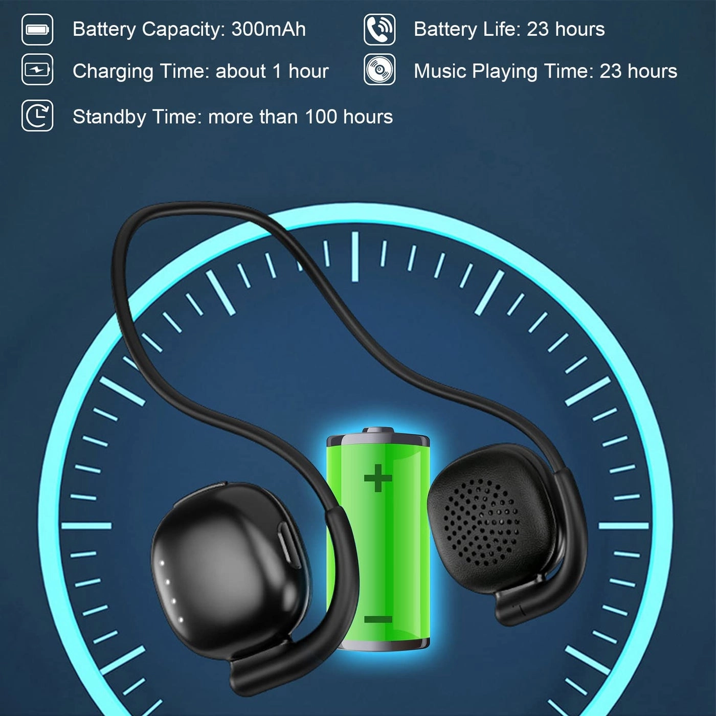 IE223-B Wireless Headphone