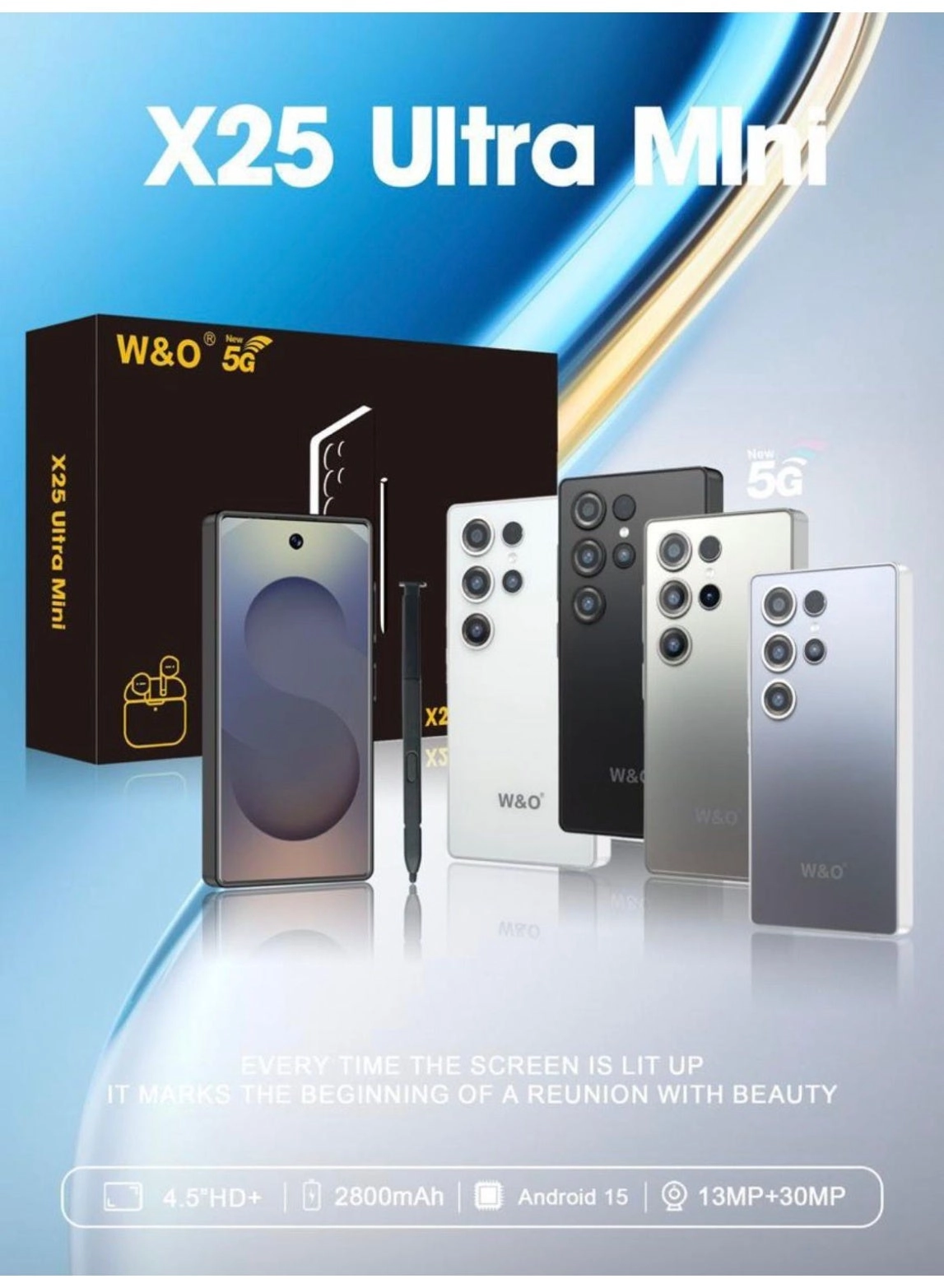 W&O X25 ULTRA - Mini Android