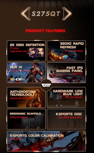 S275QT - 27 Inch 2560 x 1440