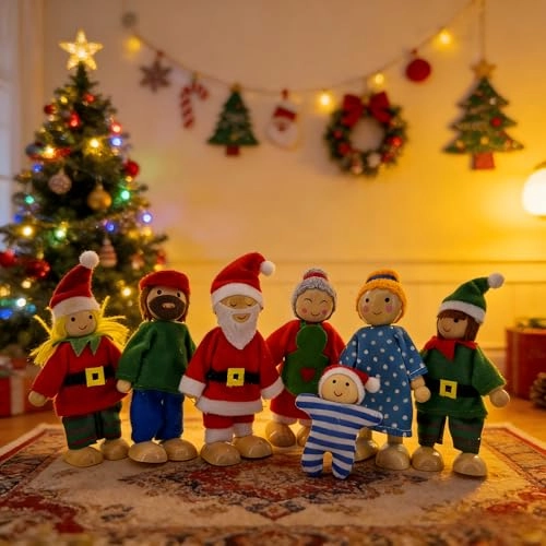 Dollhouse Family Dolls - 7 pcs (YF002)