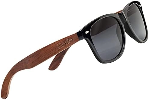 Woodies Polarized Wood Sunglasses - 100% UVA/UVB Protection Bundle