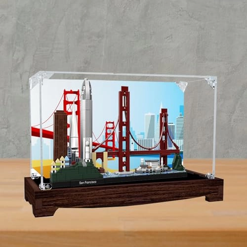 Clear Acrylic Display Case - 21043 32 x 12 x 19 cm