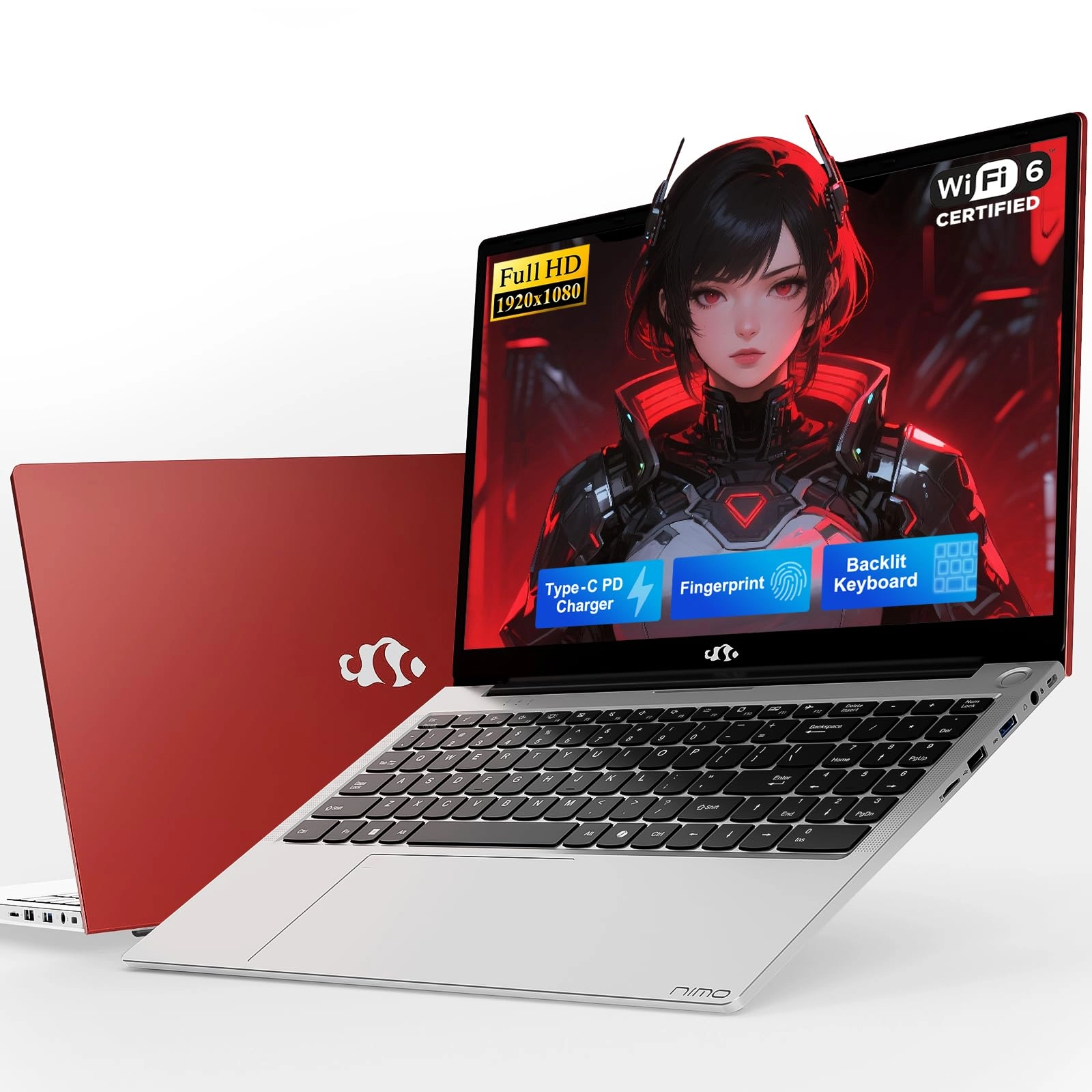 NIMO Student-Laptop N157 - 17.3'' N100 8GB DDR4 128GB SSD