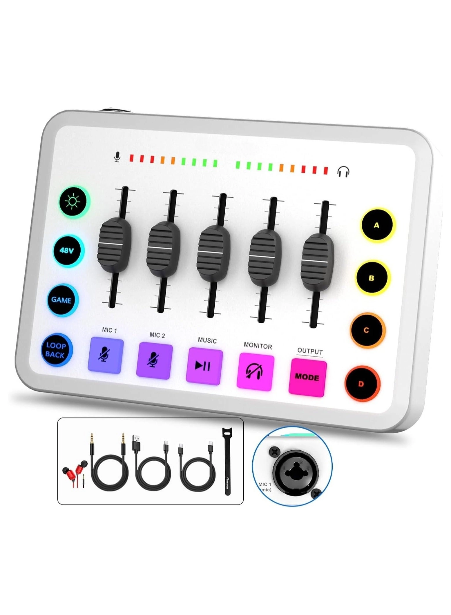 BM800 + F9 USB+Wireless+XLR+3.5mm-Mini-Jack Microphone Bundle