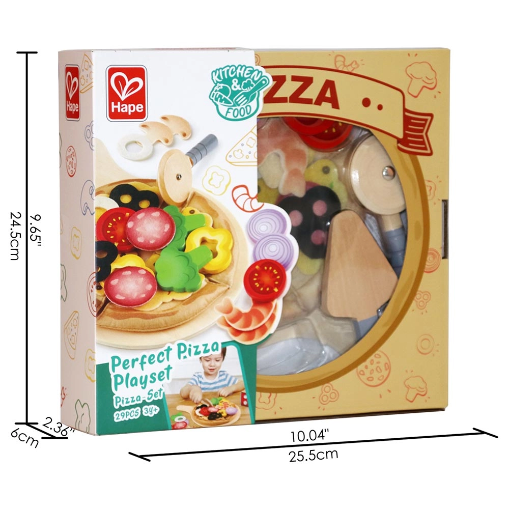 Perfect Pizza Playset - 4 slices (BDM-E3173)