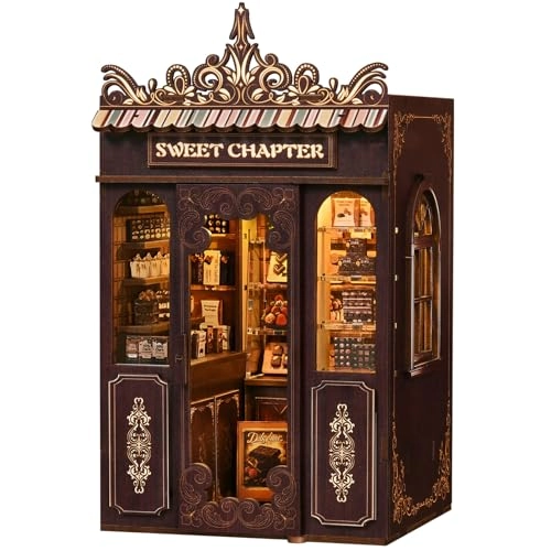 DIY Miniature Dollhouse Kit - 3D Wooden Dessert Bar