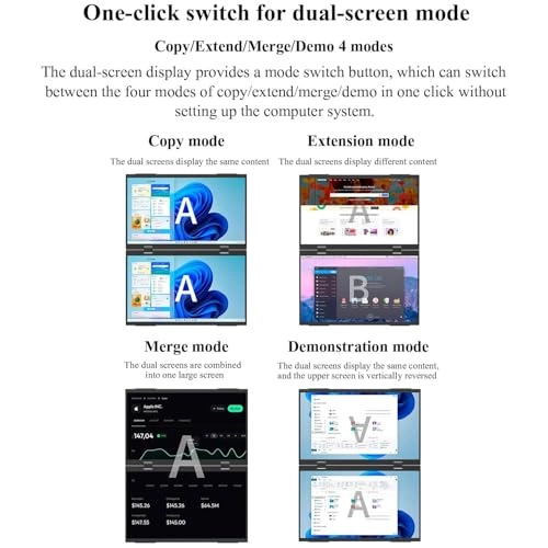 qy0250001285 Dual Portable Monitor - 15.6" 1920x1080