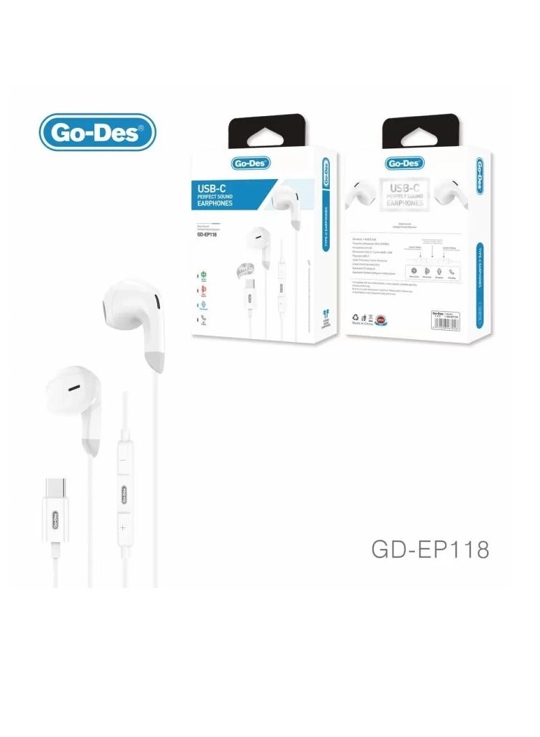 GO-DES GD-EP118 Wired Earphone