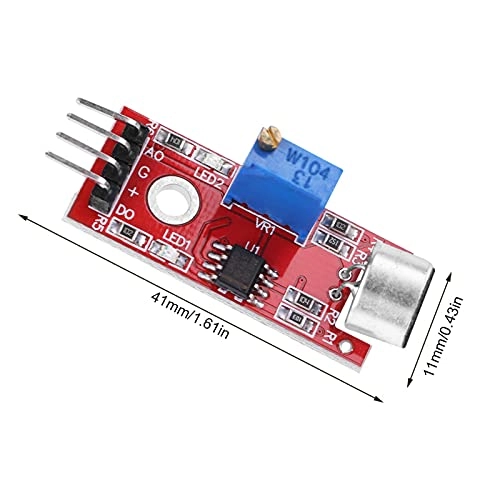 Microphone Amplifier Module - 20dB 3.3V/5V Analog Output Wired Microphone