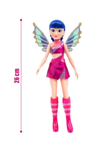 Musa Fairy Doll - Glitter Wings Articulated Joints Ages 4+