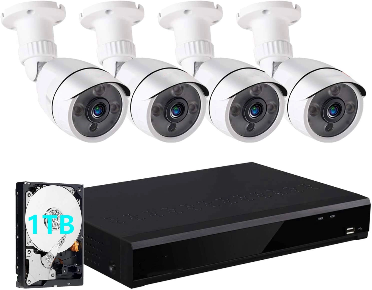 Topsa 4CH DVR - 1TB