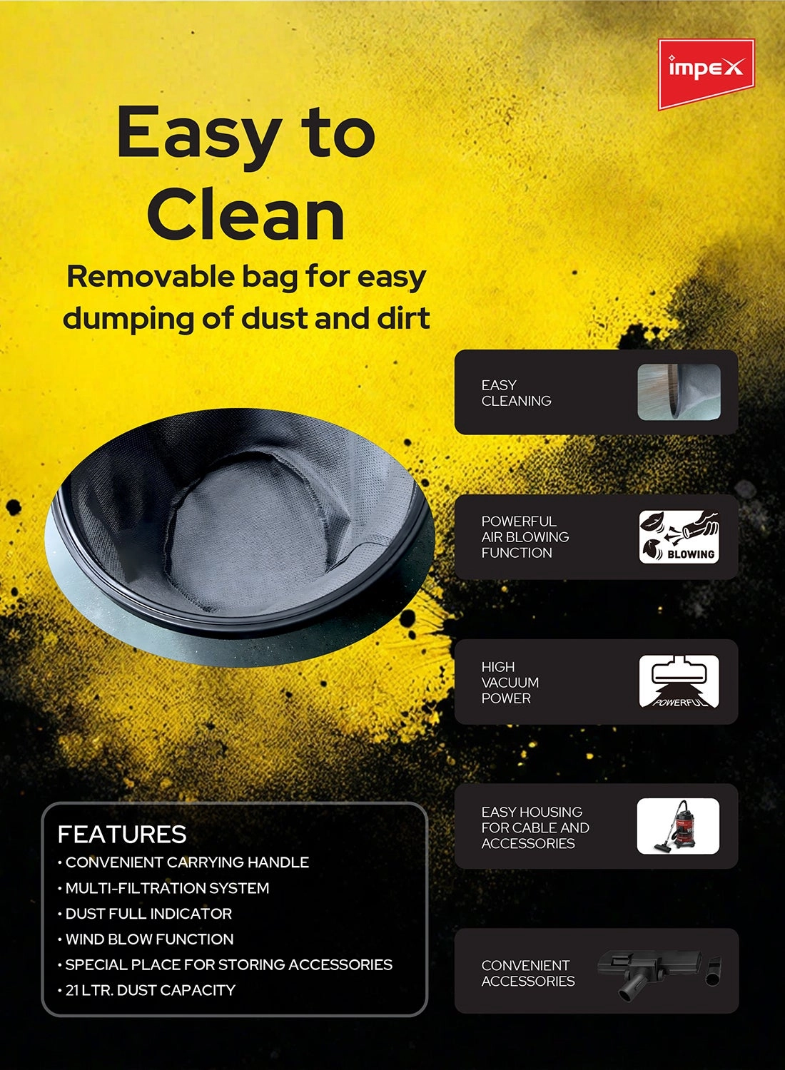 Drum Type Vacuum Cleaner (VC 4704)